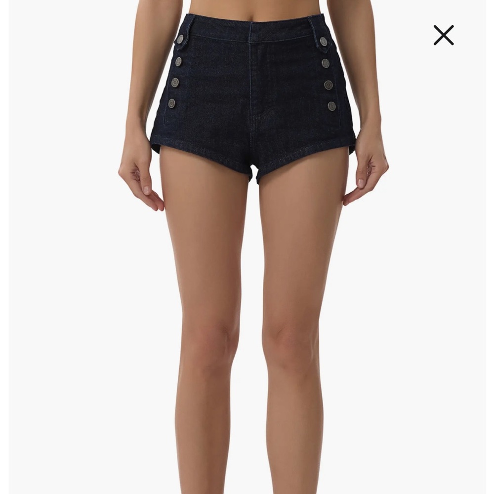 AFRM Breezy Denim Sailor Shorts